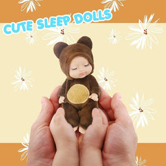 Mini Reborn Baby Doll Washable PVC Material Realistic Baby Doll