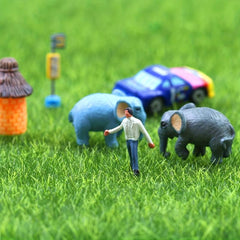 Artificial Grass Lawn Fairy Garden Ornament Dollhouse Decoration
