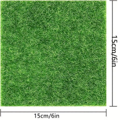 Artificial Grass Lawn Fairy Garden Ornament Dollhouse Decoration