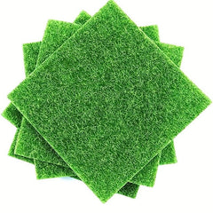 Artificial Grass Lawn Fairy Garden Ornament Dollhouse Decoration
