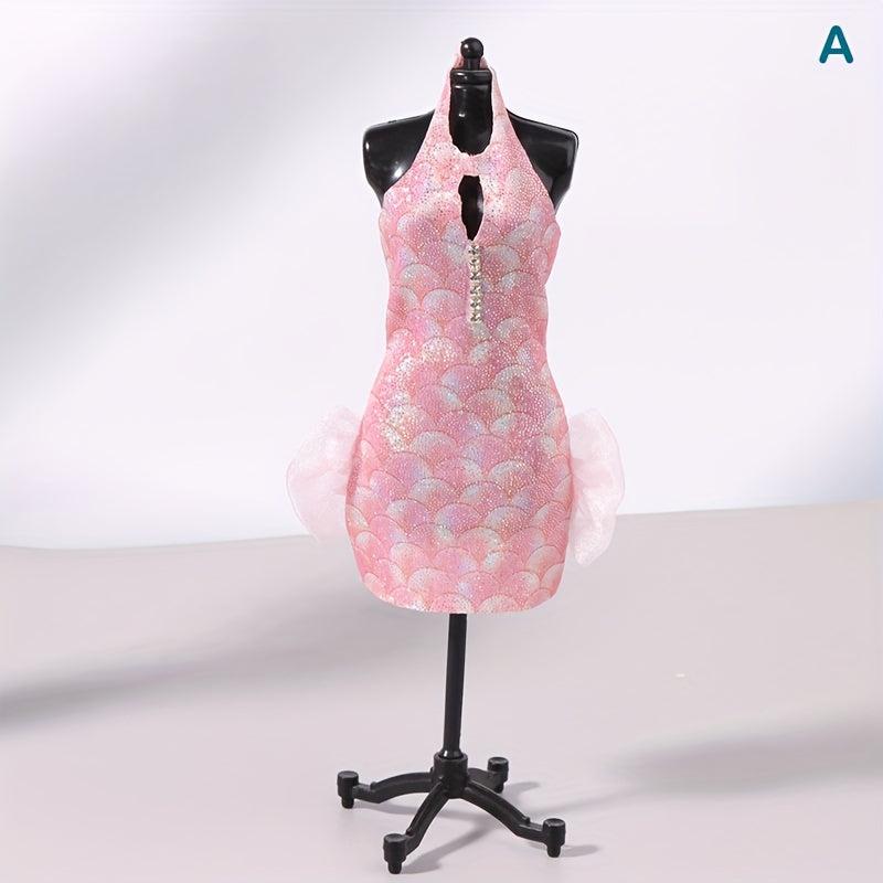 Mini Doll Evening Dress for Doll House