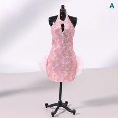 Mini Doll Evening Dress for Doll House