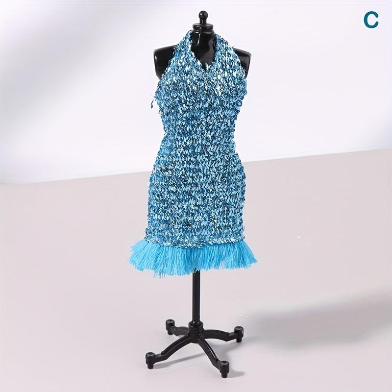 Mini Doll Evening Dress for Doll House