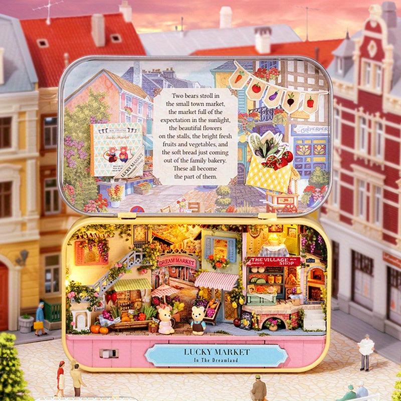 DIY Dollhouse Kit with Furniture for Bedroom Decor