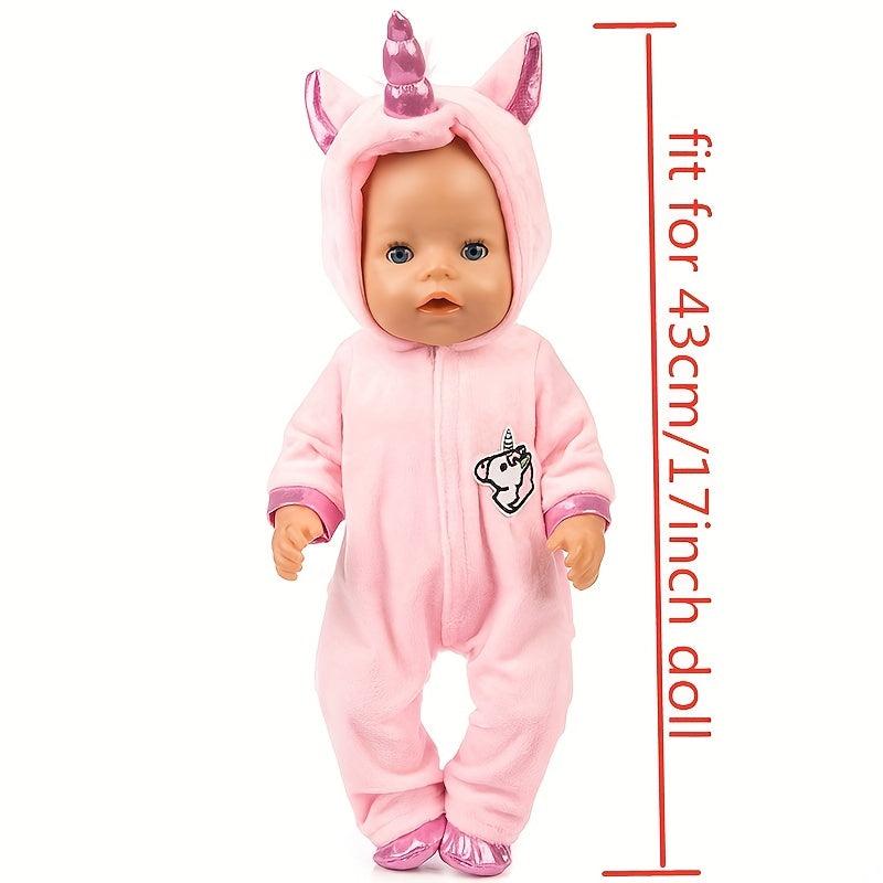 17in Jumpsuit Doll Clothes Compatible with Doll - Doll Not Included