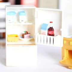 Mini Refrigerator Model Toys Doll House Kitchen Ornaments