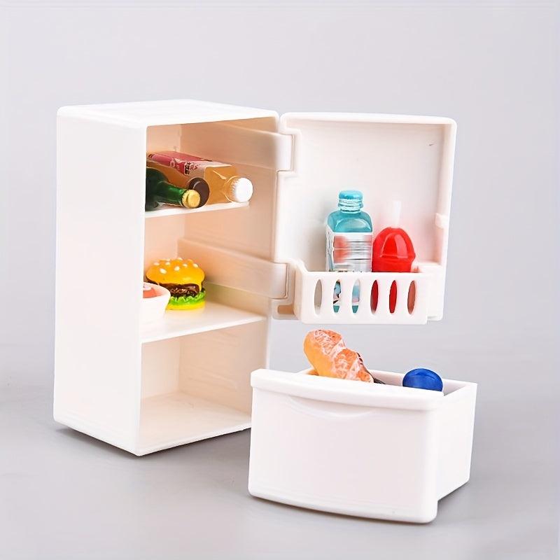 Mini Refrigerator Model Toys Doll House Kitchen Ornaments
