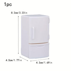 Mini Refrigerator Model Toys Doll House Kitchen Ornaments