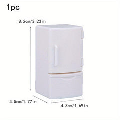 Mini Refrigerator Model Toys Doll House Kitchen Ornaments