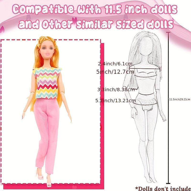 42pcs Doll Clothes And Accessories Fits 29 Doll No Doll