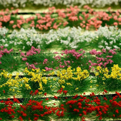 DIY Garden Dollhouse Decoration Flower Landscape Model Field Game Grass