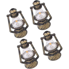2pcs Mini Kerosene Lantern Fairy Garden Ornaments