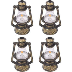 2pcs Mini Kerosene Lantern Fairy Garden Ornaments