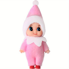 Christmas Elf Doll Baby Elf Bookshelf Elf Doll PVC Felt Doll Toy For Kids