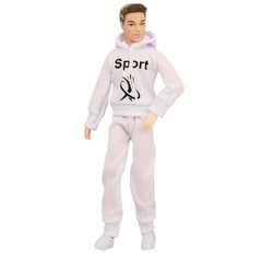 Boy Doll Sports Clothes For 11.8 Inch Dolls Casual Wear Outfits Accessory