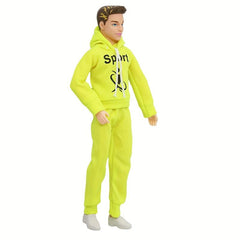 Boy Doll Sports Clothes For 11.8 Inch Dolls Casual Wear Outfits Accessory