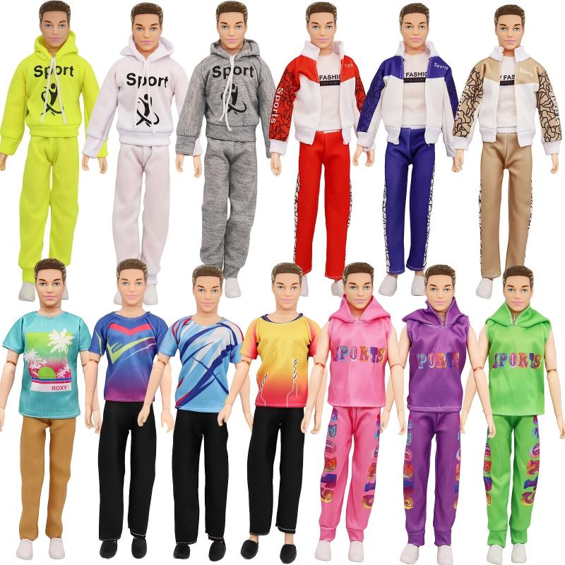 Boy Doll Sports Clothes For 11.8 Inch Dolls Casual Wear Outfits Accessory