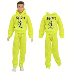 Boy Doll Sports Clothes For 11.8 Inch Dolls Casual Wear Outfits Accessory