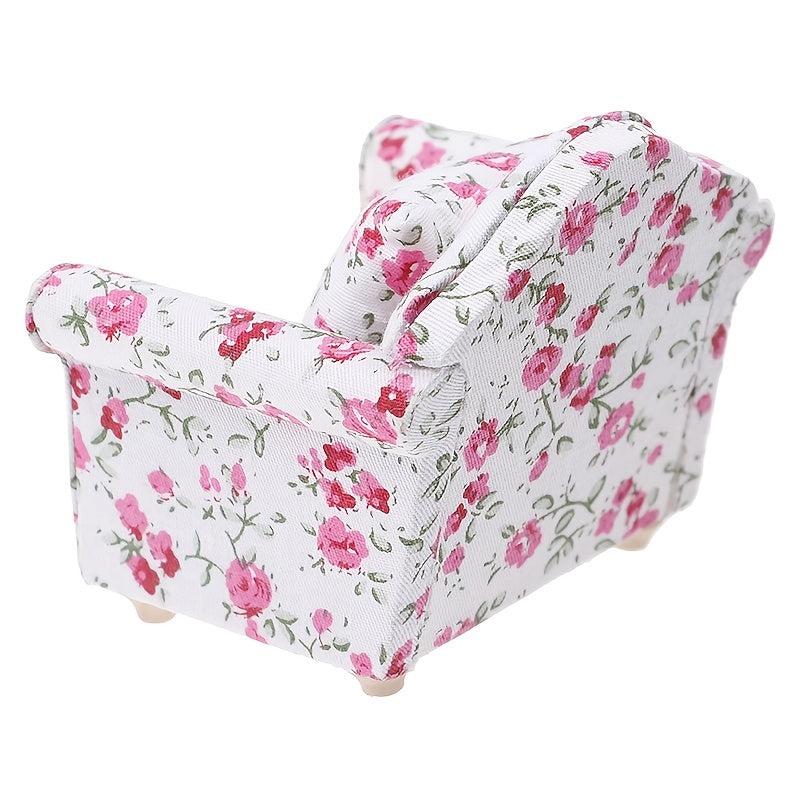 Mini Dollhouse Furniture Sofa for 1:12 Scale Dolls