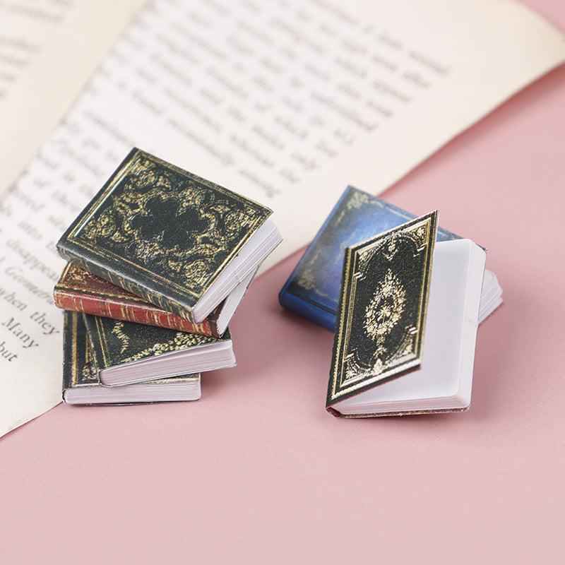 9pcs 1:12 Dollhouse Book Scene Model Toys For Children