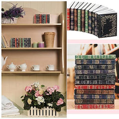 24pcs Mini Books Doll House Decoration Accessory Set 1:12 Scale Various Models