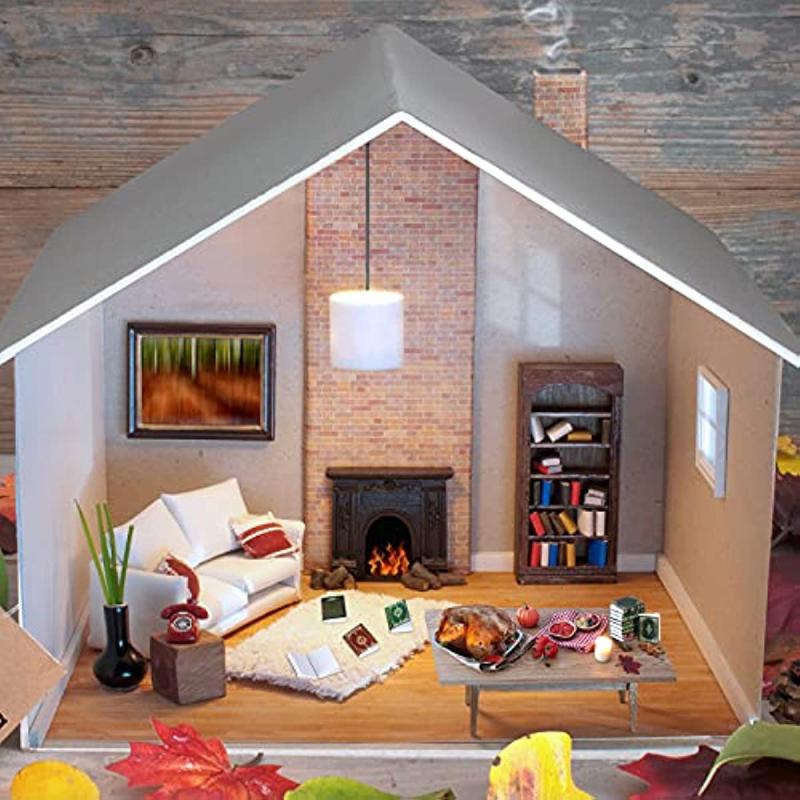 24pcs Mini Books Doll House Decoration Accessory Set 1:12 Scale Various Models
