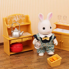 1:12 Mini Forest Family Rabbit Dollhouse Furniture