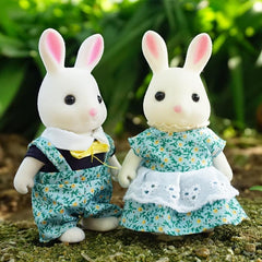 1:12 Mini Forest Family Rabbit Dollhouse Furniture