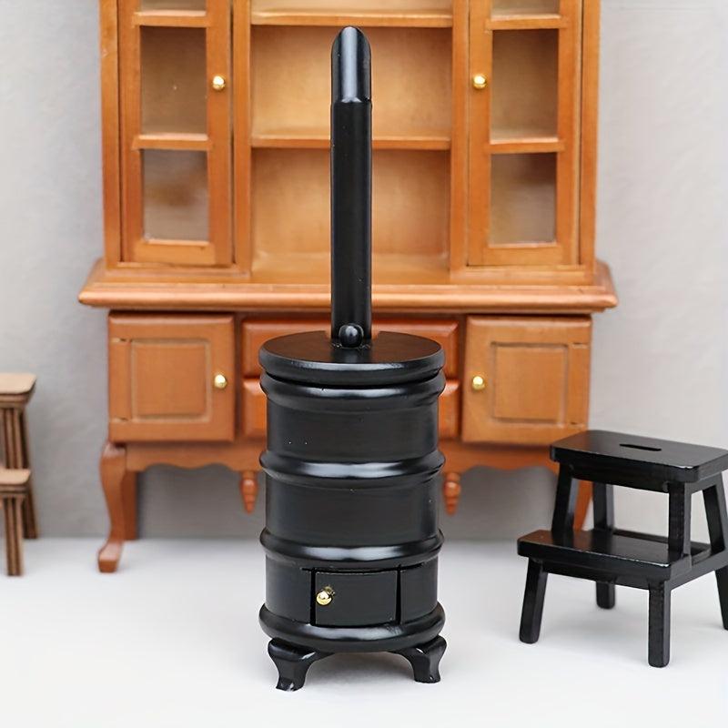 1pc Scale Mini Stove Chimney Model Dollhouse Kitchen Toy