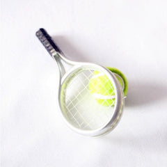 Doll Tennis Racket Racquet Ball Bag Photo Props DIY Dollhouse Accessories