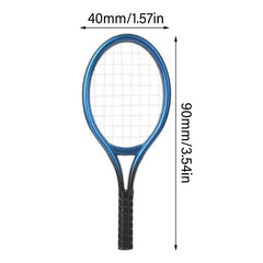 Doll Tennis Racket Racquet Ball Bag Photo Props DIY Dollhouse Accessories