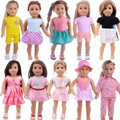 45 Doll Clothing Accessories Dress Suit Pajama Changing Suits 43 Shaff Baby Doll