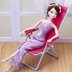 Doll Accessory Beach Chair Toy For 1 6 Dolls