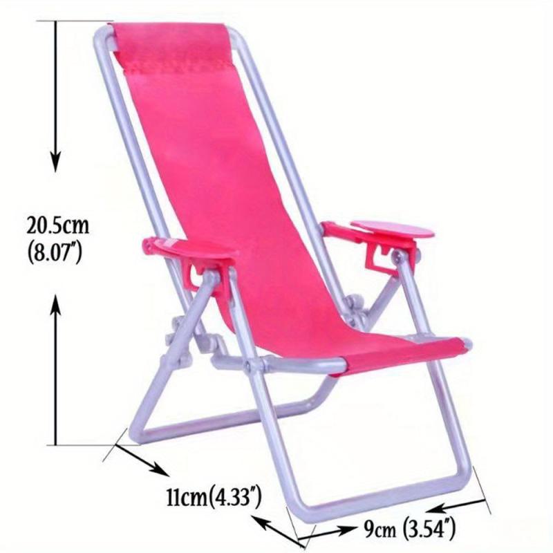Doll Accessory Beach Chair Toy For 1 6 Dolls