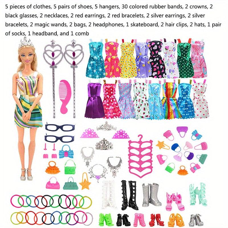 30pcs Doll Accessories Set for 27-11 Inch Boys and Girls Dolls, Random Styles