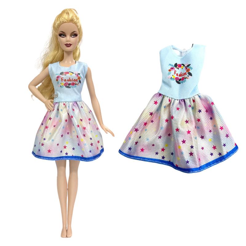 Colorful Fur Coat Pink Cat Mini Gown Skirt Daily Outfit for Doll