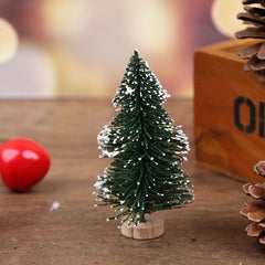 Mini Snow Christmas Tree Doll House Decoration