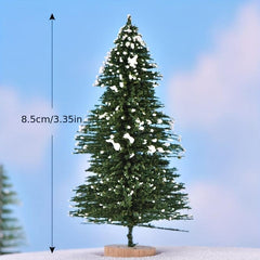 Mini Snow Christmas Tree Doll House Decoration