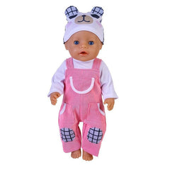 18'' Doll Clothes Bib Hat Girl Clothes Christmas Gift Holiday Not Included Doll