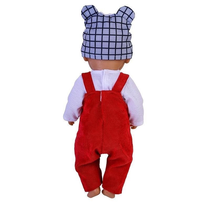 18'' Doll Clothes Bib Hat Girl Clothes Christmas Gift Holiday Not Included Doll