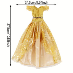 66pcs Doll Clothing Accessories Set, Skirts, Shoes, Kitchenware, Bags, Hangers