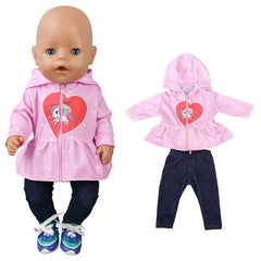 Love Unicorn Sweater for 18 Inch Dolls