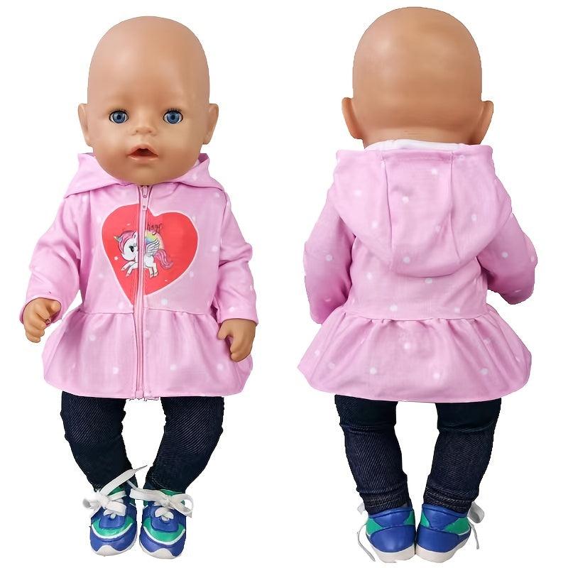 Love Unicorn Sweater for 18 Inch Dolls