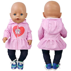 Love Unicorn Sweater for 18 Inch Dolls