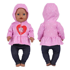 Love Unicorn Sweater for 18 Inch Dolls