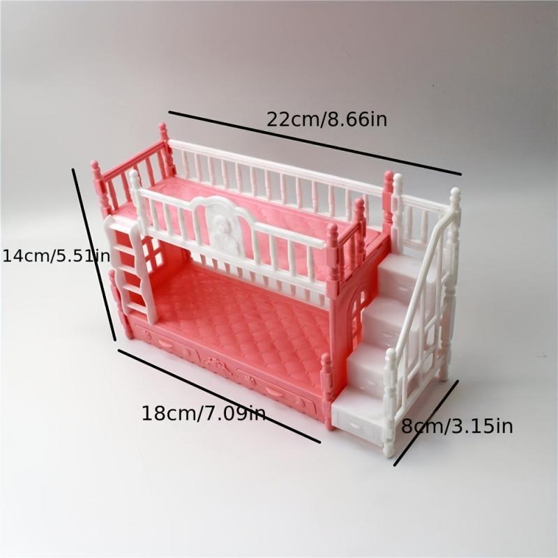 Magical BJD Doll Playhouse with Princess Bed & Stairs