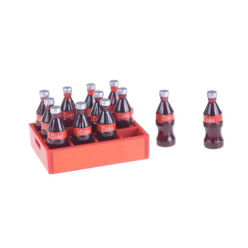 13pcs Mini Tray Model Dollhouse Toy Doll Drink Toy