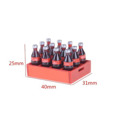 13pcs Mini Tray Model Dollhouse Toy Doll Drink Toy