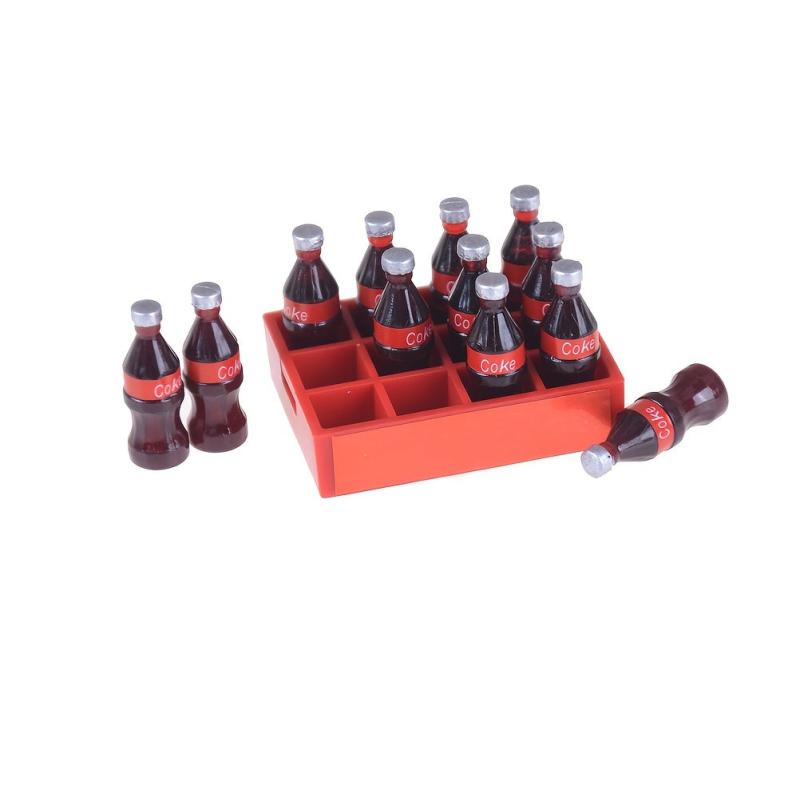 13pcs Mini Tray Model Dollhouse Toy Doll Drink Toy