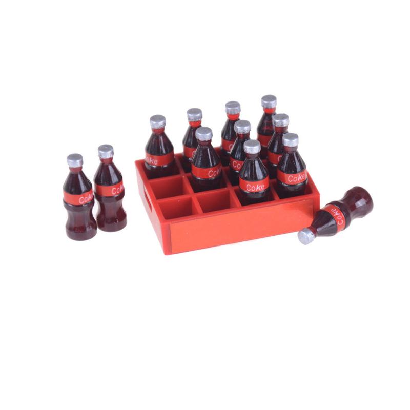 13pcs Mini Tray Model Dollhouse Toy Doll Drink Toy